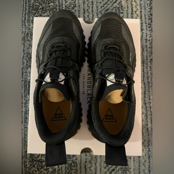 Brandblack All Black Reflective Trail Sneakers Vibram Sole Unisex (mn 7/wm 8.5) - Picture 8 of 12